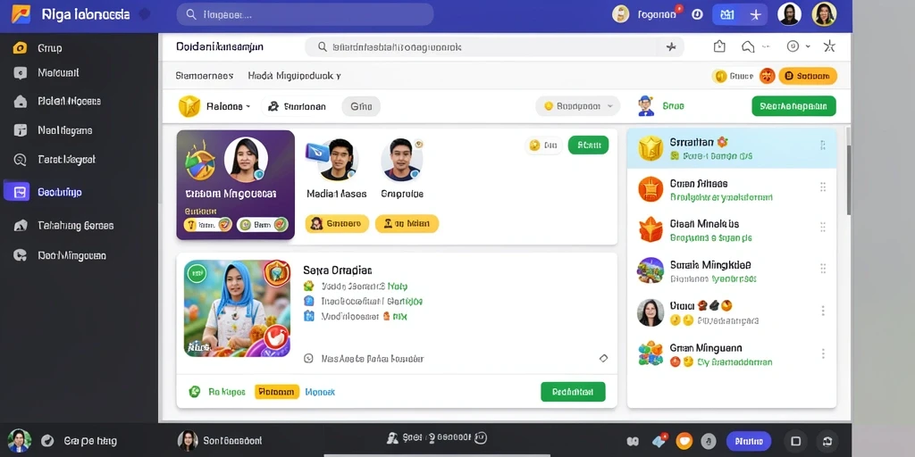 Interaksi sosial yang menyenangkan antar pemain.