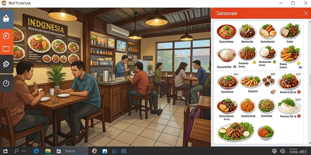 Menu interaksi yang memudahkan pemain untuk berkomunikasi.