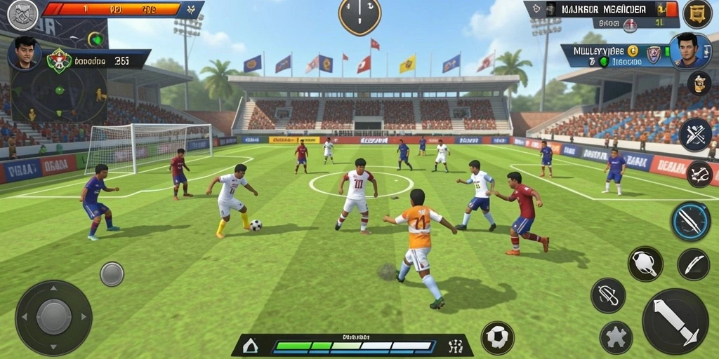 Momen seru dalam pertempuran multiplayer.