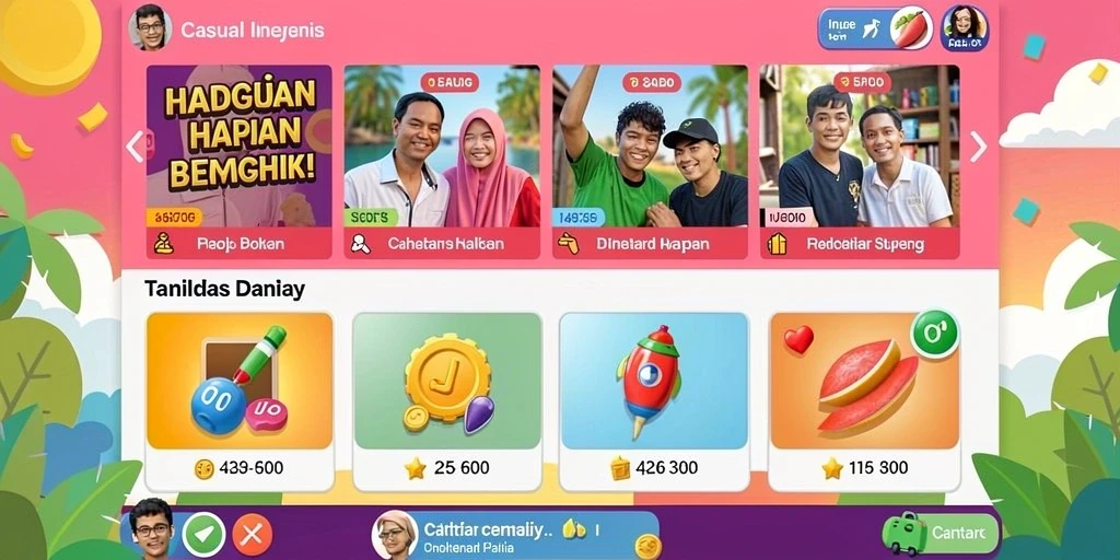 Karakter yang dapat disesuaikan untuk pengalaman unik.