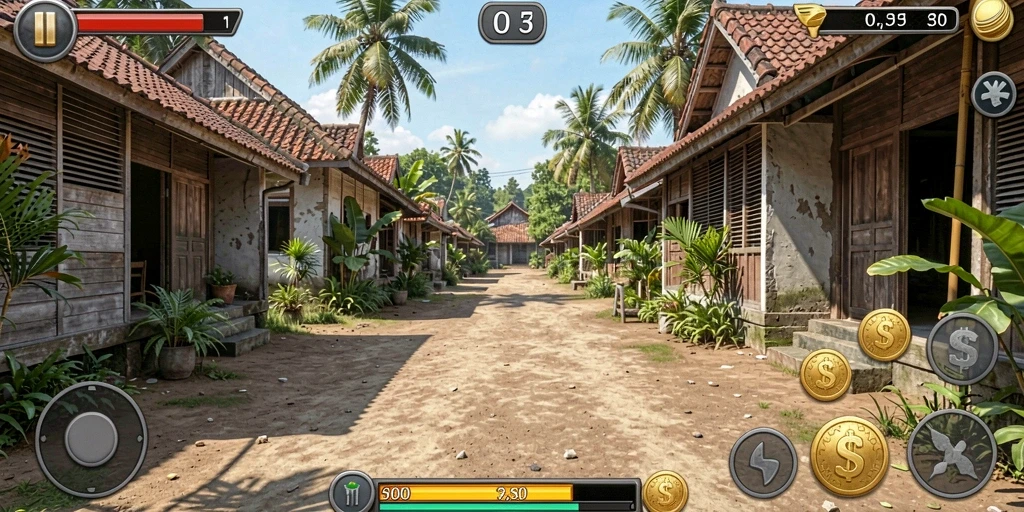 Mode multiplayer yang memungkinkan interaksi antarpemain.
